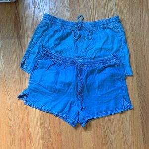 Bundle of 2 Gap Chambray Shorts